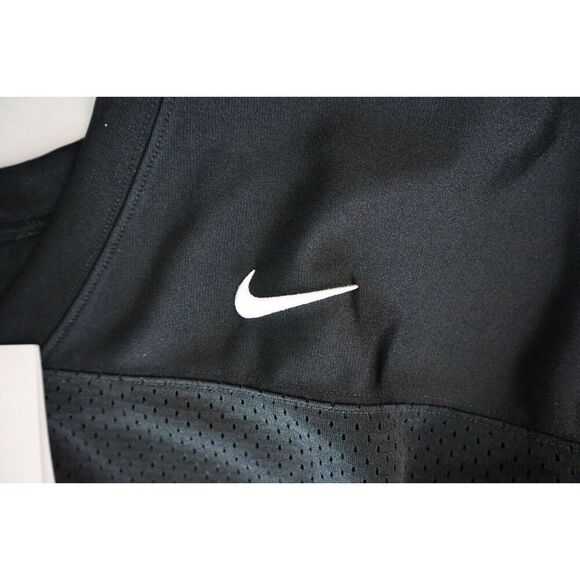 Nike DJ5778-010 Men's Sz 2XL Black/White Dri-FIT Mesh Practice Football Jersey - Picture 4 of 7